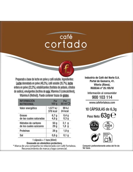 Café Cortado 10 cápsulas compatibles con Dolce Gusto®
