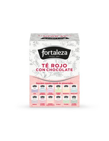Té Rojo con Chocolate 15 pirámides