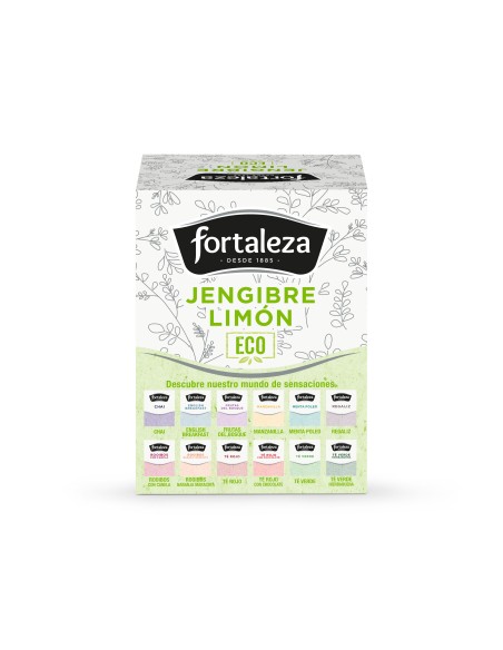 Infusión Jengibre Limón Eco 15 pirámides