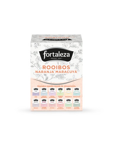 Infusión Rooibos Naranja Maracuyá 15 pirámides