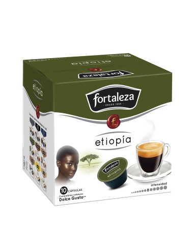 Café Etiopía 10 cápsulas compatibles con Dolce Gusto®*