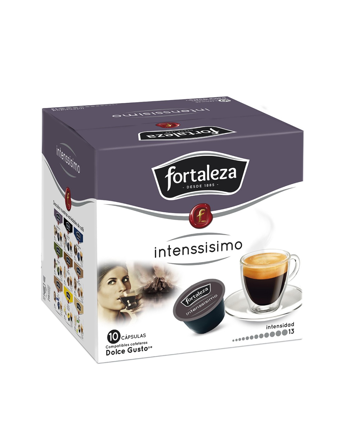 Café Intenssisimo 10 cápsulas compatibles con Dolce Gusto®