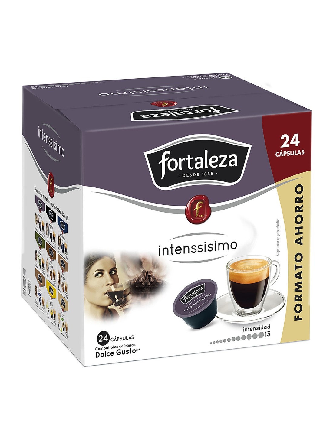 Café Intenssisimo 24 cápsulas compatibles con Dolce Gusto®