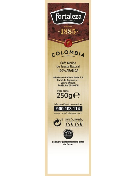 Café Molido Grandes Orígenes Colombia 250g