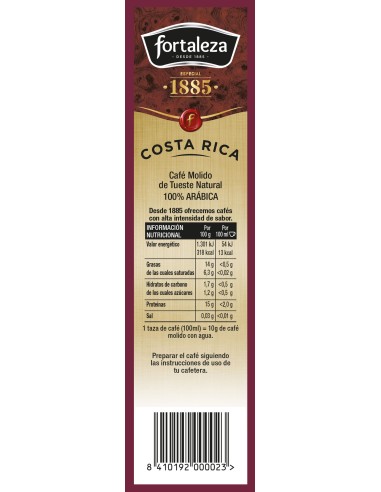 Café Molido Grandes Orígenes Costa Rica 250g