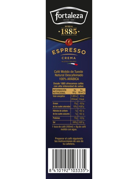 Café Molido Descafeinado Espresso 250g