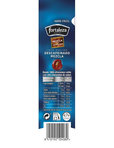 Café Molido Descafeinado Mezcla 250g