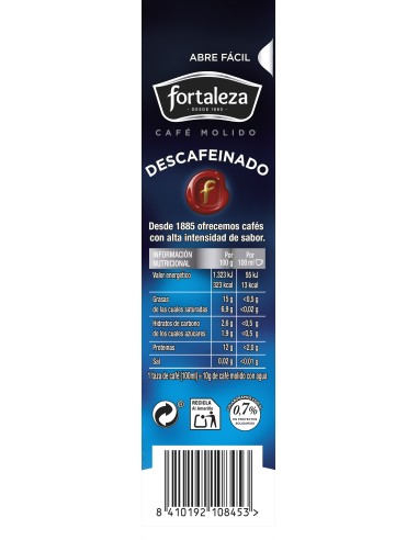 Café Molido Descafeinado Forte 235g