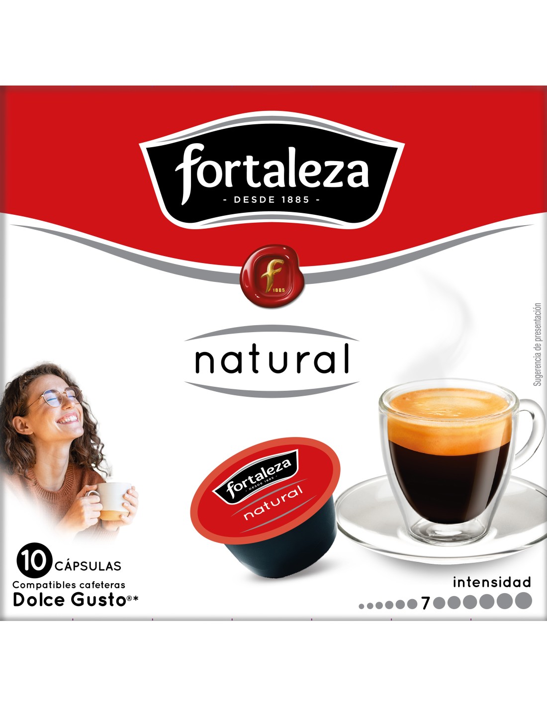 Café Natural 10 cápsulas compatibles con Dolce Gusto®