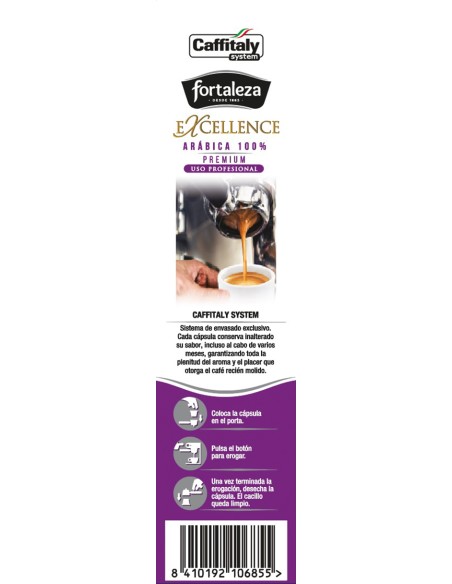 Café Excellence 10 cápsulas compatibles con Caffitaly