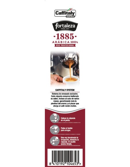 Café 1885 Natural 10 cápsulas compatibles con Caffitaly