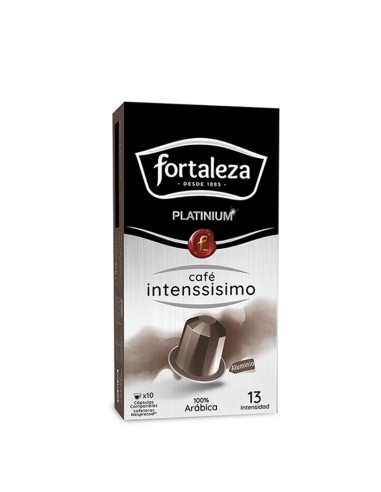 Café Intenssisimo 10 cápsulas Fortaleza Platinium compatibles con Nespresso®*