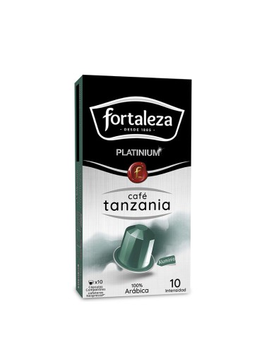 Café Tanzania 10 cápsulas Fortaleza Platinium compatibles con Nespresso®*