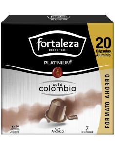 Café Colombia 20 cápsulas Fortaleza Platinium compatibles con Nespresso® 2