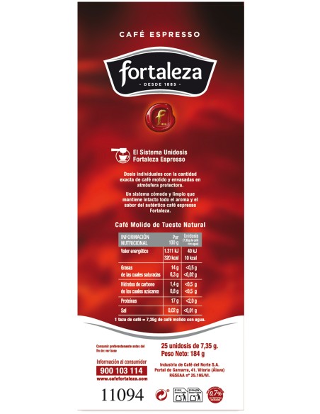 Café Unidosis Natural 25 uds compatibles con E.S.E