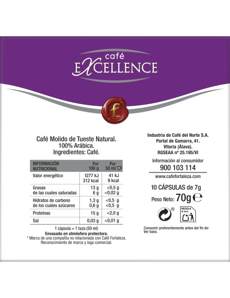 Café Excellence 10 cápsulas compatibles con Dolce Gusto®*