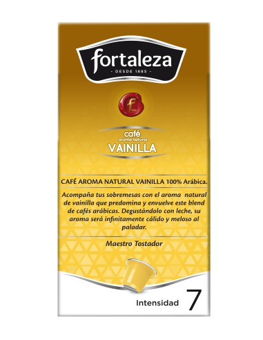 Café con aroma natural Vainilla 10 cápsulas compatibles con Nespresso®
