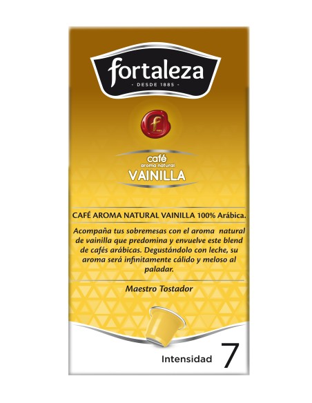 Café con aroma natural Vainilla 10 cápsulas compatibles con Nespresso®