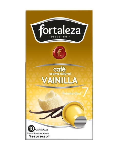 Café con aroma natural Vainilla 10 cápsulas compatibles con Nespresso®