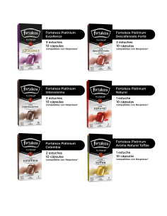 Selección 120 cápsulas Fortaleza Platinium compatibles con Nespresso®* 2