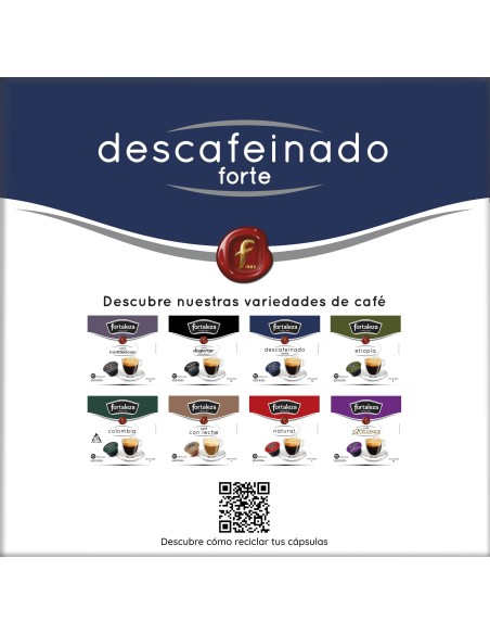 Café Descafeinado Forte 24 cápsulas compatibles con Dolce Gusto®*