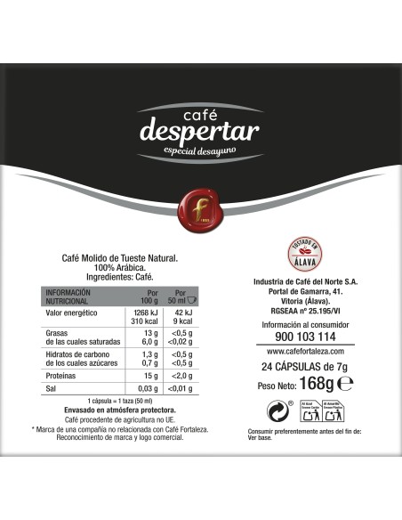 Café Despertar 24 cápsulas compatibles con Dolce Gusto®*