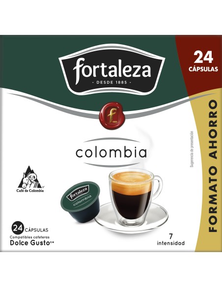 Café Colombia 24 cápsulas compatibles con Dolce Gusto®
