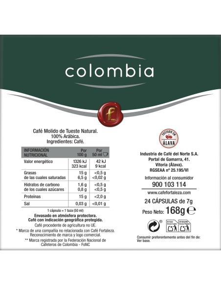 Café Colombia 24 cápsulas compatibles con Dolce Gusto®