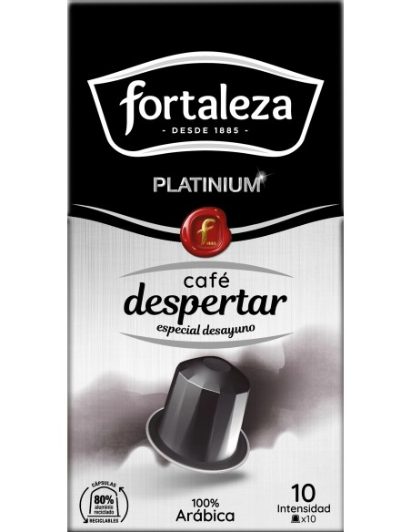 Café Despertar 10 cápsulas Fortaleza Platinium compatibles con Nespresso®