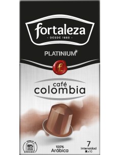 Café Colombia 10 cápsulas Fortaleza Platinium compatibles con Nespresso® 2