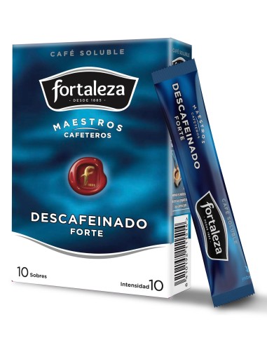 Café Soluble Descafeinado Forte 10 sticks