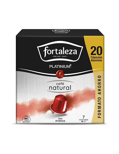 Café Natural 20 cápsulas Fortaleza Platinium