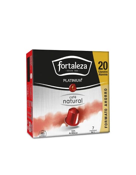 Café Natural 20 cápsulas Fortaleza Platinium