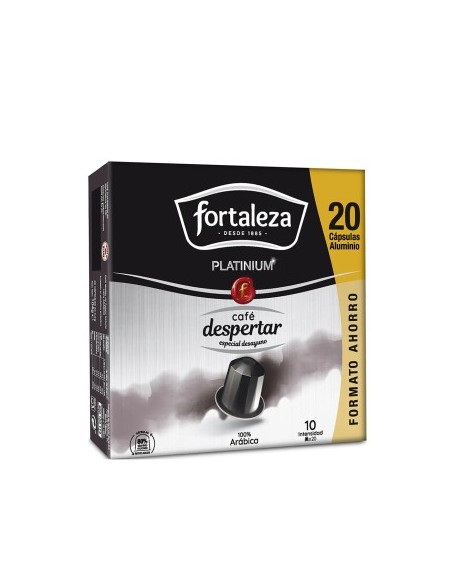 Café Despertar 20 cápsulas Fortaleza Platinium compatibles con Nespresso®