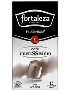 Café Intenssisimo 10 cápsulas Fortaleza Platinium compatibles con Nespresso® 2