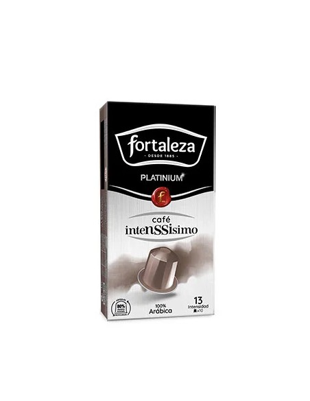Café Intenssisimo 10 cápsulas Fortaleza Platinium compatibles con Nespresso®