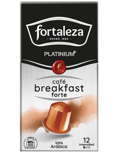 Café Breakfast Forte 10 cápsulas Fortaleza Platinium compatibles con Nespresso® 2