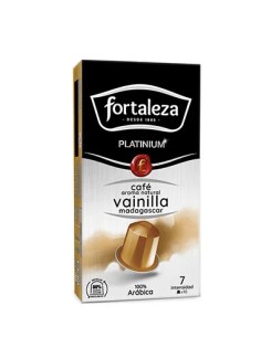Café aroma Vainilla Madagascar 10 cápsulas Fortaleza Platinium compatibles con Nespresso®