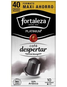 Café Despertar Fortaleza Platinium 40 cápsulas compatibles con Nespresso® 2