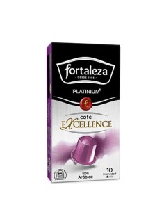 Café Excellence 10 cápsulas Fortaleza Platinium compatibles con Nespresso®