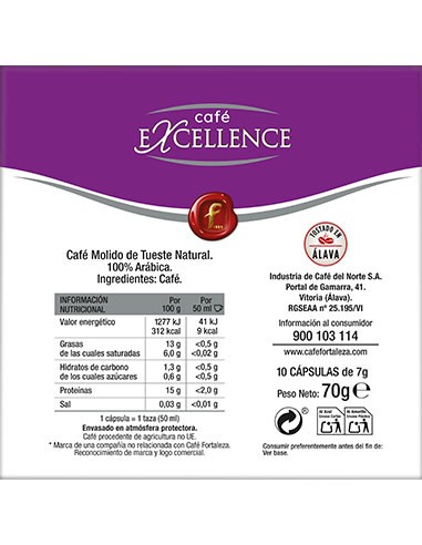 Café Excellence 10 cápsulas compatibles con Dolce Gusto®*
