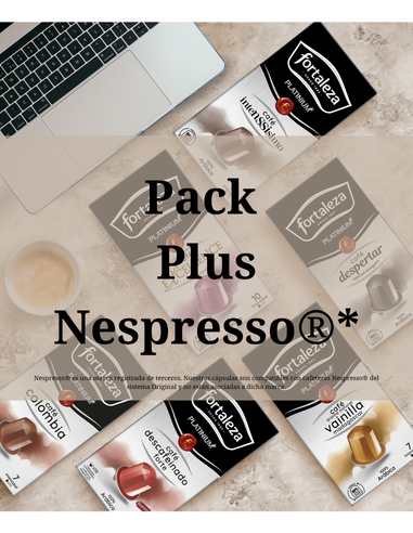 Selección 240 cápsulas Fortaleza Platinium compatibles con Nespresso®*