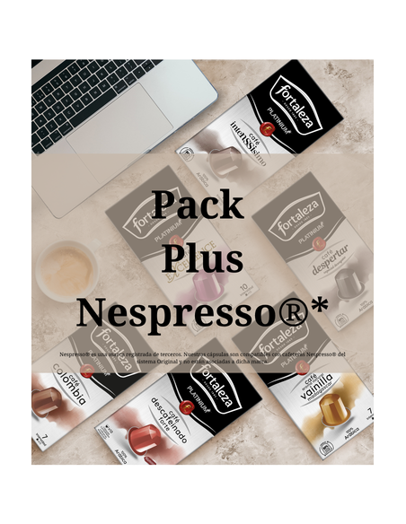 Selección 240 cápsulas Fortaleza Platinium compatibles con Nespresso®*