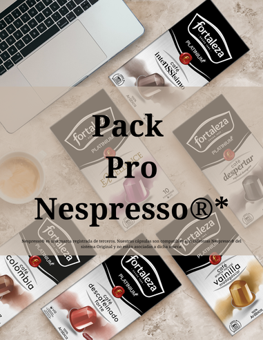 Selección 360 cápsulas Fortaleza Platinium compatibles con Nespresso®*