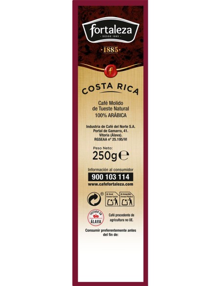 Café Molido Grandes Orígenes Costa Rica 250g