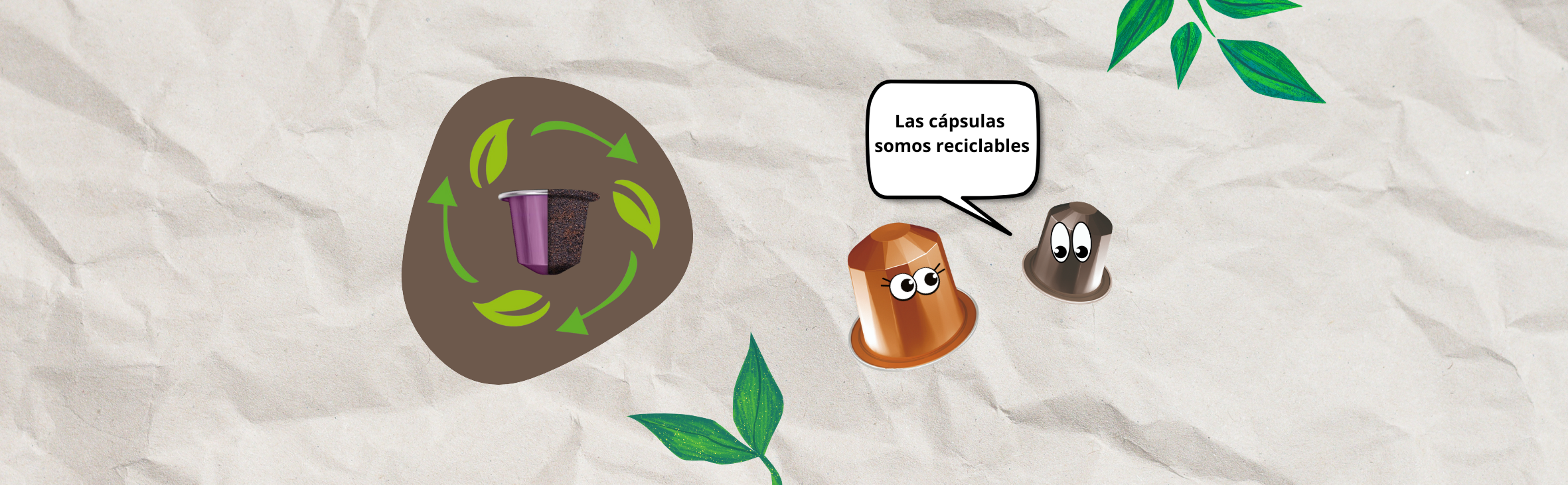 Si, ¡Las cápsulas somos reciclables! ♻️
